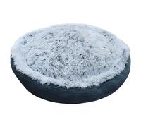 Nobby Dog Bed Donut Seda Gray, Non-Slip, Washable, For Dogs, Microfiber