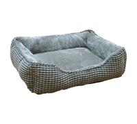 Nobby Dog Bed Garik Square Dark Gray Anti-Slip Washable For Dogs