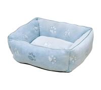 Nobby Dog Bed Paw Gray Square, Cozy With Paw Application For Dogs