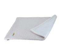 Nobby Dog Blanket Puppy 70X90Cm Ivory Microfiber Reversible Blanket Soft