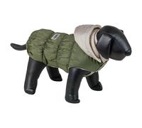 Nobby Dog Coat Muta Olive For Dogs Water-Repellent With Hood And Fleece