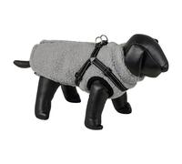 Nobby Dog Coat Plis 2 In 1 Gray For Dogs, Teddy Fleece, Integrated Harness
