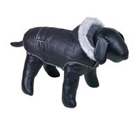 Nobby Dog Coat Polar Black With Reflector, Lambskin, Wind- & Waterproof