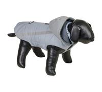 Nobby Dog Coat Reflect Gray With Reflective Stripes For Dogs Water Repellent