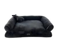 Nobby Dog Comfort Sofa Jella Dark Gray Plush For Dog With Toy