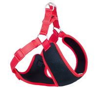 Nobby Dog Harness Black Mesh Reflect Red, Breathable & Adjustable