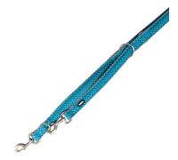 Nobby Dog Leash Mesh Air Light Blue, Adjustable, Reflective, Soft