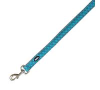 Nobby Dog Leash Mesh Air Light Blue With Reflectors And Soft Grip