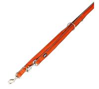 Nobby Dog Leash Mesh Air Orange, 3-Adjustable, Soft Grip, Reflector