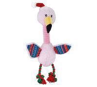 Nobby Dog Toy Flamingo Pink 43Cm With Squeaker Christmas Plush