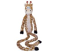 Nobby Dog Toy Giraffe Plush With Rope 113Cm Squeaker Crinkle Body