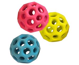 Nobby Dog Toy Grid Ball Ø 10 Cm Solid Rubber Dental Care For Dogs