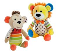 Nobby Dog Toy Lion/Monkey Plush 30 Cm Patchwork For Medium-Sized Dogs