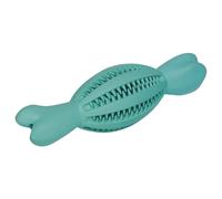 Nobby Solid rubber rugby ball with bone DENTAL LINE 23 cm