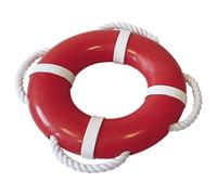 Nobby Dog Toy TPR Rescue Ring 15Cm Floatable Red Rope