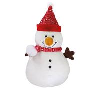 Nobby Dog Toy Xmas Snowman White 28 Cm With Squeaker For Dogs
