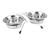 Nobby Double Bowl Stainless Steel Silent Diner, 19 cm, 2.00 Litre