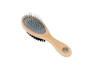 Nobby Double Nature Line Dog Brush, Small