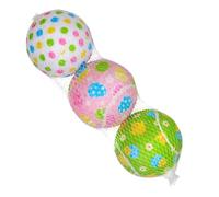 Nobby Easter Tennis Ball Diameter 6.5 cm Set of 3 Net