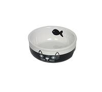 Nobby Face Cat Ceramic Bowl Diameter 13.5 x 5 cm Black/White