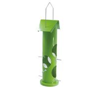 Nobby Feeding Column Green For Birds, 6 Perches, Removable Roof