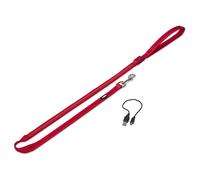 Nobby Flash Mesh Leash Red - Reflective & Water Resistant For Dogs