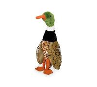 Nobby Flat Duck Plush Animal Toys for Dogs, 34 cm, Green
