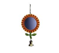 Nobby Flower Mirror with Bell Cage Toy, 24 cm