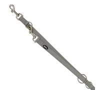 Nobby Full Reflect Leash Gray, 3-Adjustable, Nylon, Dog Leash