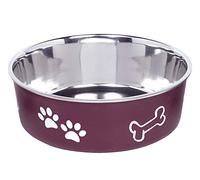 Nobby Fusion Stainless Steel Bowl 20 cm 1.80 Litres Non-Slip Red