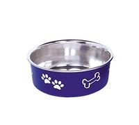 Nobby Fusion Stainless Steel Bowl Non-Slip Blue 13 cm 0.5 Litres