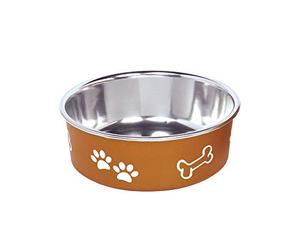 Nobby Fusion Stainless Steel Bowl Non-Slip Copper 13 cm 0.5 Litres