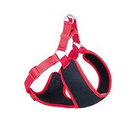Nobby Harness Black Mesh Reflect Orange Length 48-56 cm + 50 cm Width 15 mm