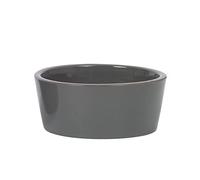 Nobby Hermos Ceramic Bowl, Dark Grey, Diameter 18.0 x 6.5 cm, 0.65 L, Pack of 1