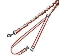 Nobby Jogging Lead Elastic Red L: 80/120 cm, W: 25 mm, Waist Belt Max. 105 cm