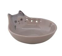 Nobby Kato Cat Ceramic Bowl, Grey, Diameter 12 x 5.5 cm, 0.15 L, Pack of 1