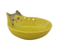 Nobby Kato Ceramic Cat Bowl Diameter 12 x 5.5 cm 0.15 Litres Green