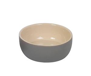 Nobby Kaunis Ceramic Bowl, Grey/Cream, Diameter 18.5 x 7.0 cm, 1.00 L, Pack of 1