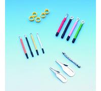 Nobby Rings Made of Plastic for Canaries