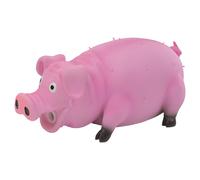 Nobby Latex Brush Pig Pink 20Cm With Filling & Pig Sound For Dogs