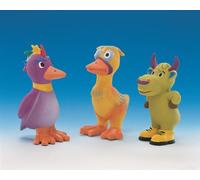 Nobby Latex Chicken/Duck/Cow Toy Dog Colour Matching 11 cm