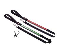 Nobby Leash Flash Mesh Red 120Cm, Reflective, USB Rechargeable For Dogs