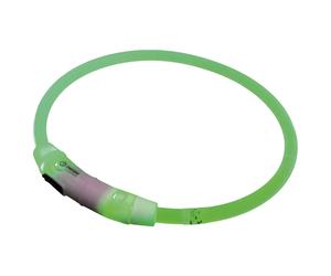 Nobby LED Light Visible Green Dog 45 CM USB Battery Operated 500 M Visibility
