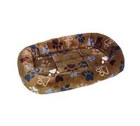 Nobby Lissi Classic Mat with Border Oval 88 x 68 x 8 cm Brown
