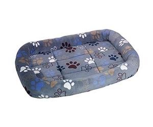 Nobby Lissi Classic Mat with Edge Oval 98 x 78 x 8 cm Dark Grey
