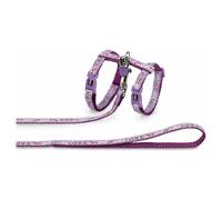 Nobby Love Set Purple Dish Leash For Cats Nylon With Pendant