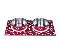 Magnetic dog bowls with tray Nobby Pet (x2)