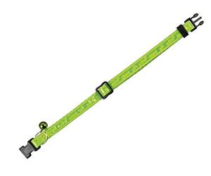 Nobby Neon Cat Collars, Green