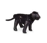 Nobby Nina Fleece Lined Dog Coat - Black - 44cm