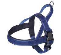 Nobby Norweger Harness Linen Deluxe Blue Adjustable Nylon For Dogs